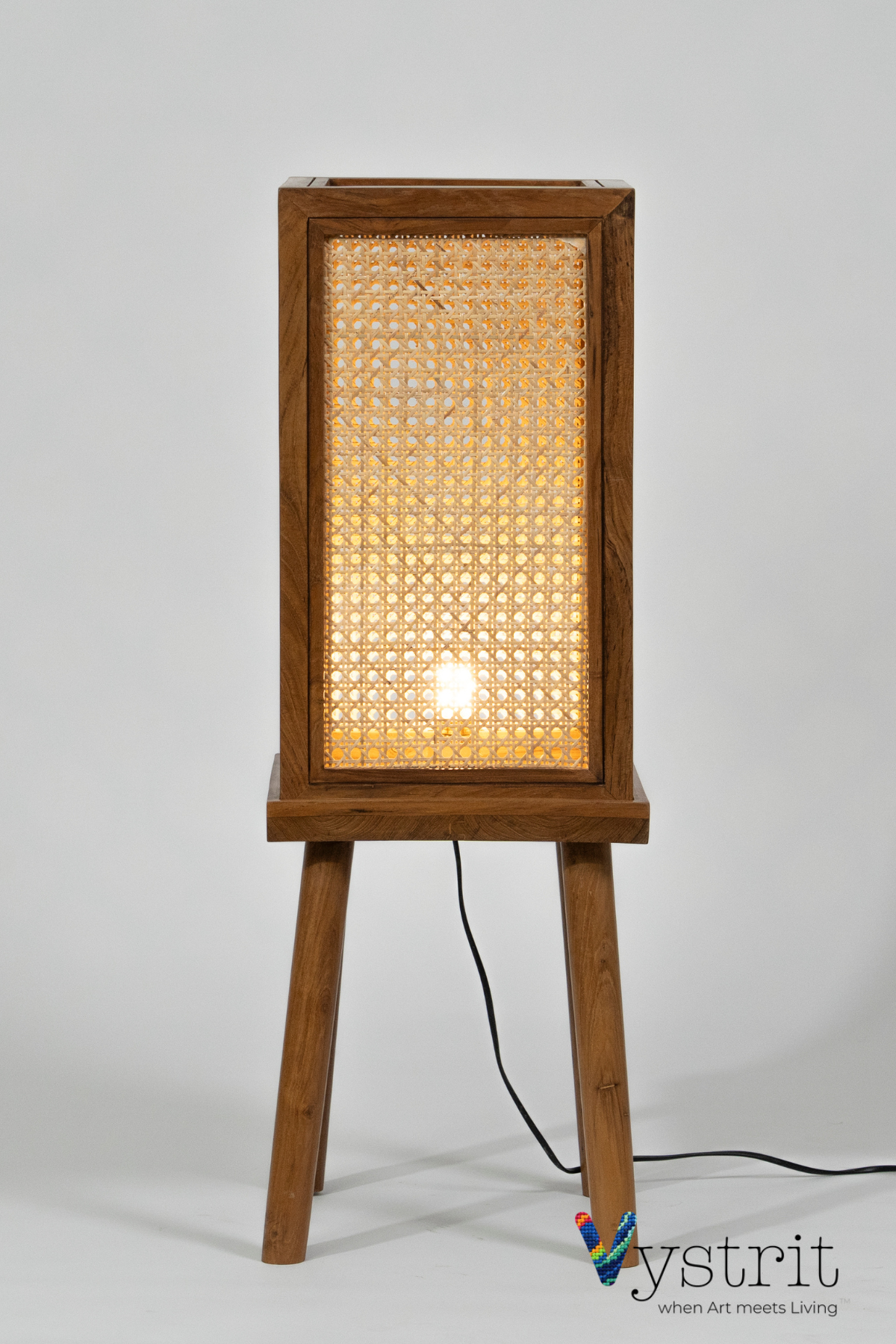 Teakwood Floor Lamp