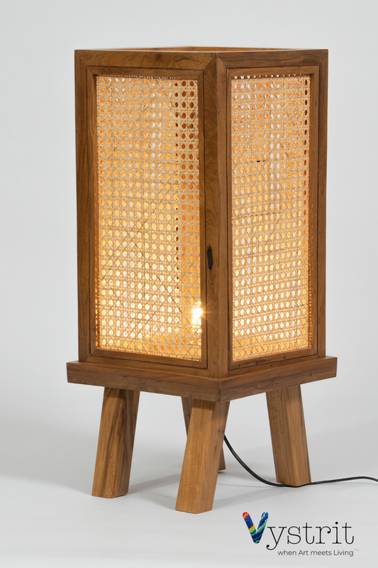 Teakwood Floor Lamp - Natural Teak
