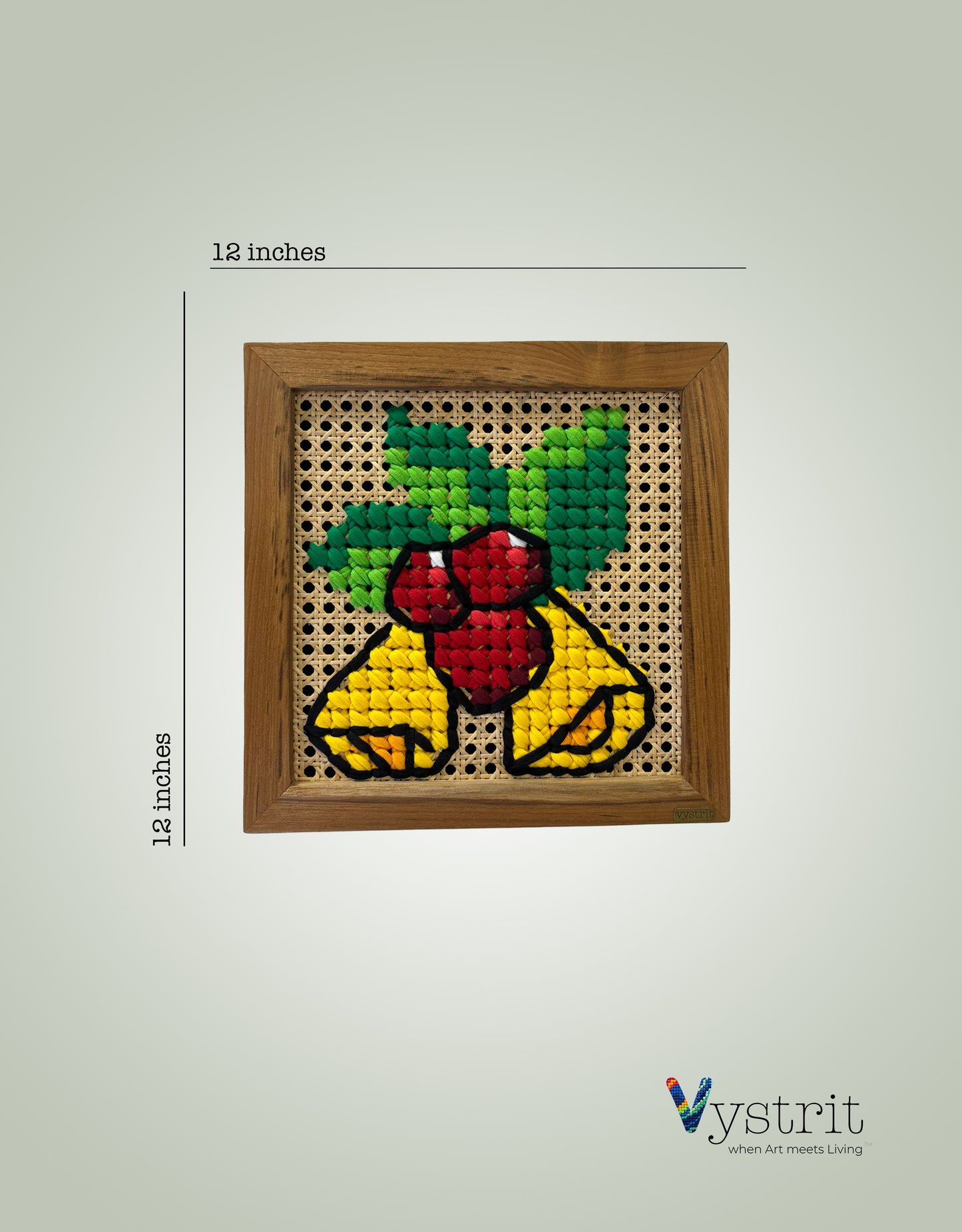 Festive Carol Bells  12 inch x  12 inch