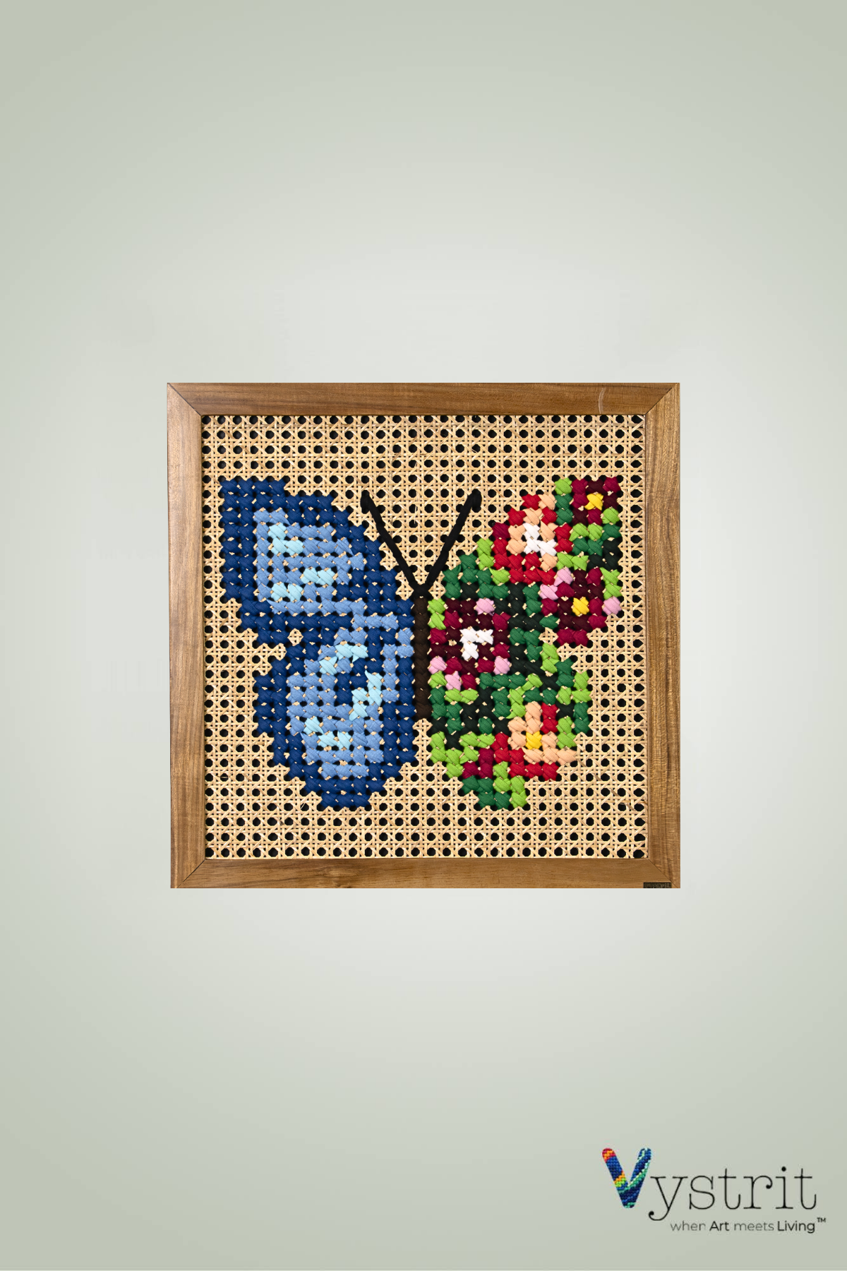 Fluttermuse - 18 inch x 18 inch