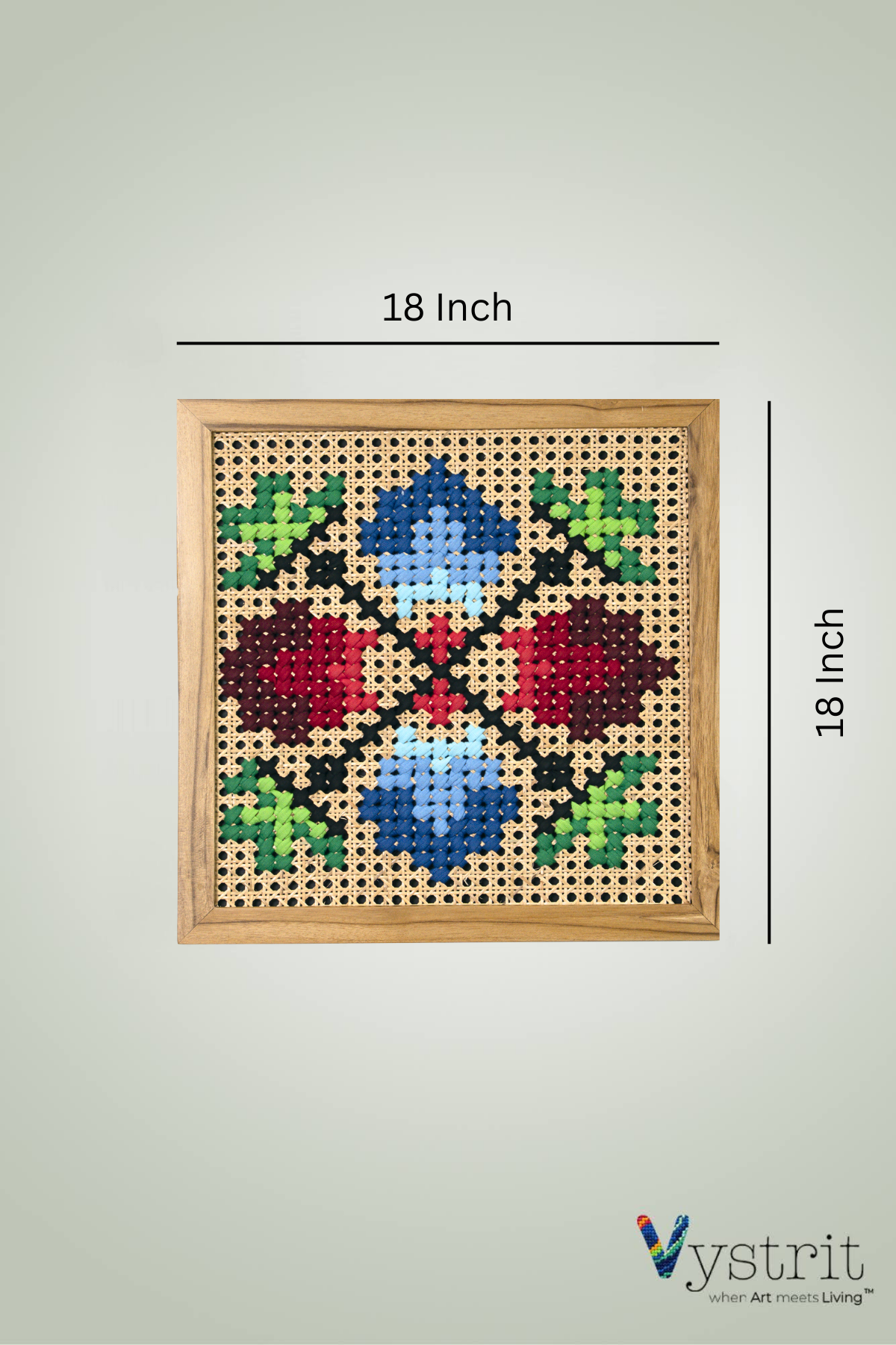 Mandala Art - 18 inch x 18 inch