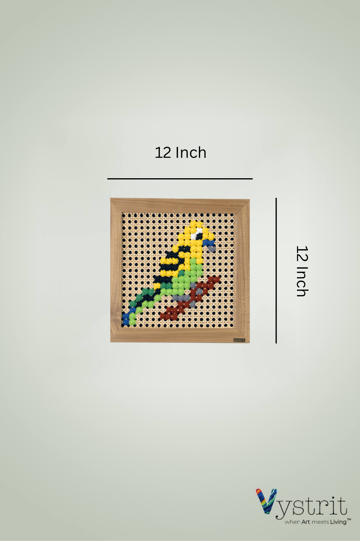 Parrot- 12 inch x 12 inch