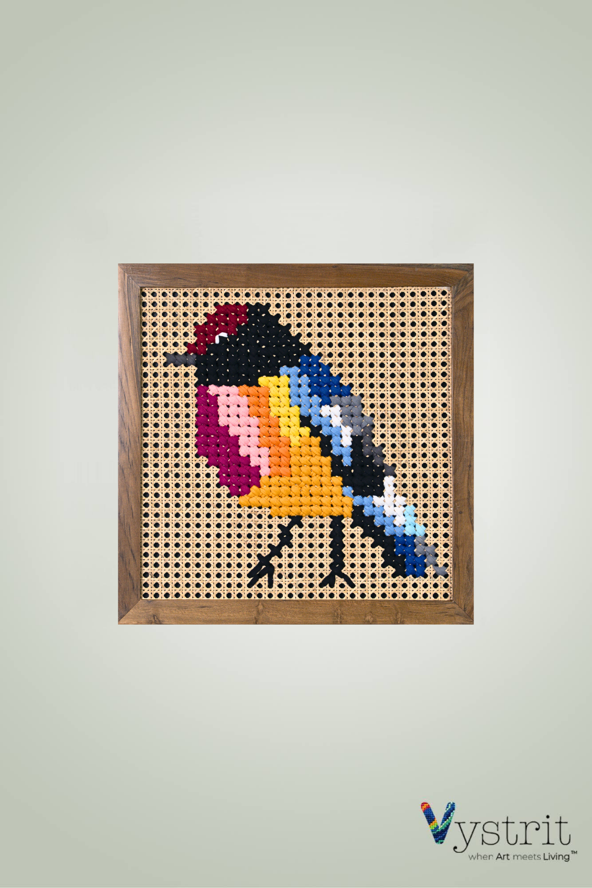 Rainbow Raga – 18 inch x 18 inch