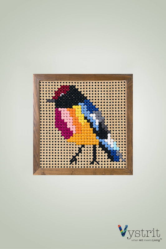 Rainbow Raga – 18 inch x 18 inch