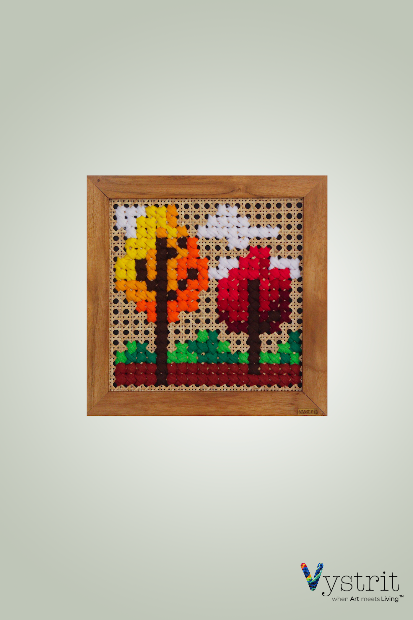 Shades of the Fall - 12 inch x 12 inch