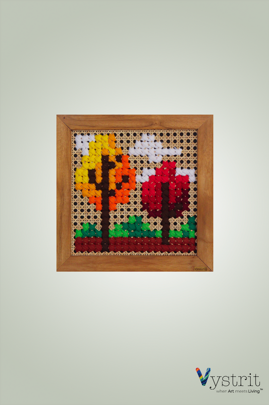 Shades of the Fall - 12 inch x 12 inch