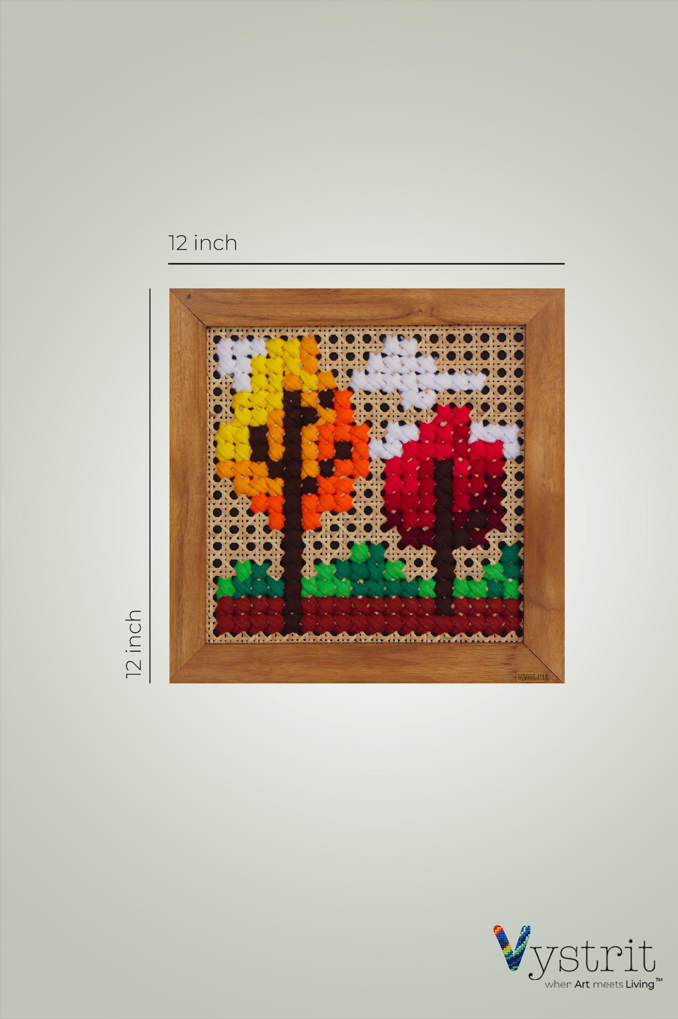 Shades of the Fall - 12 inch x 12 inch