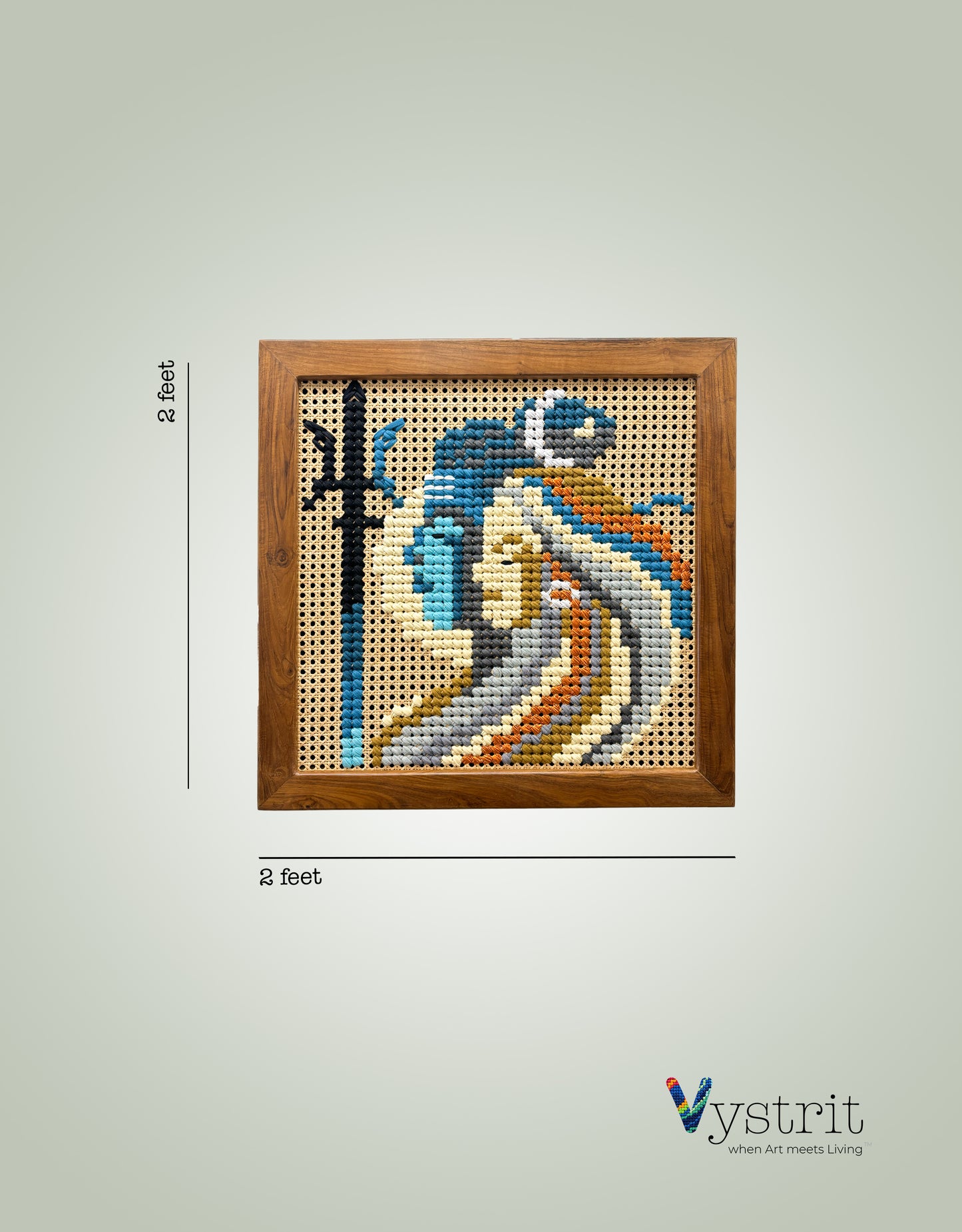 Shiv Parvati- 2ft x 2ft