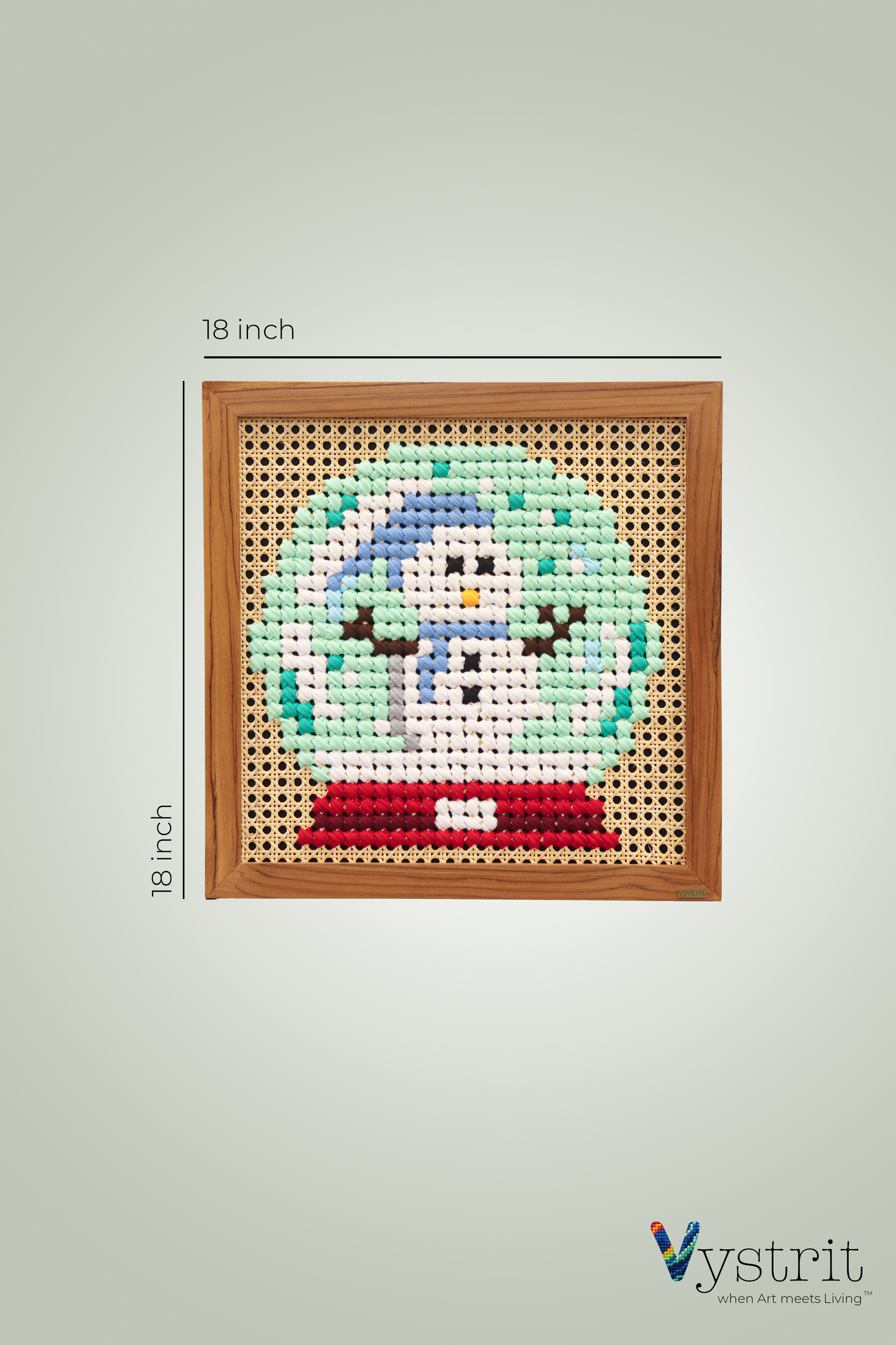 Snowy Whimsy - 18 inch x 18 inch