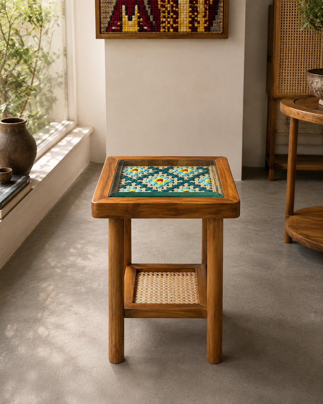 Art Side Table - Blue Diamond's