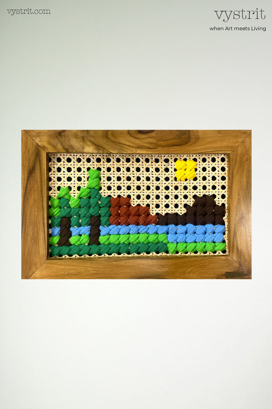 A Mountainous Landscape - 12 inch x 8 inch