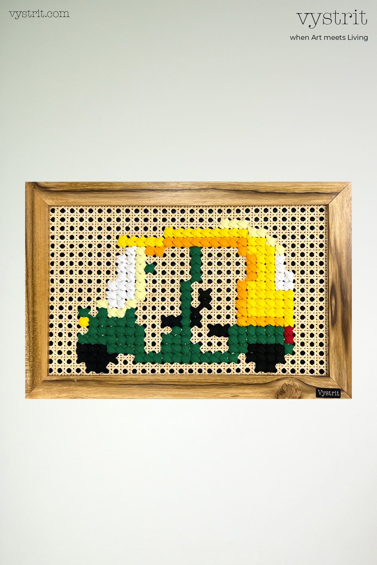 Auto Rickshaw - Art 18 inch x 12 inch