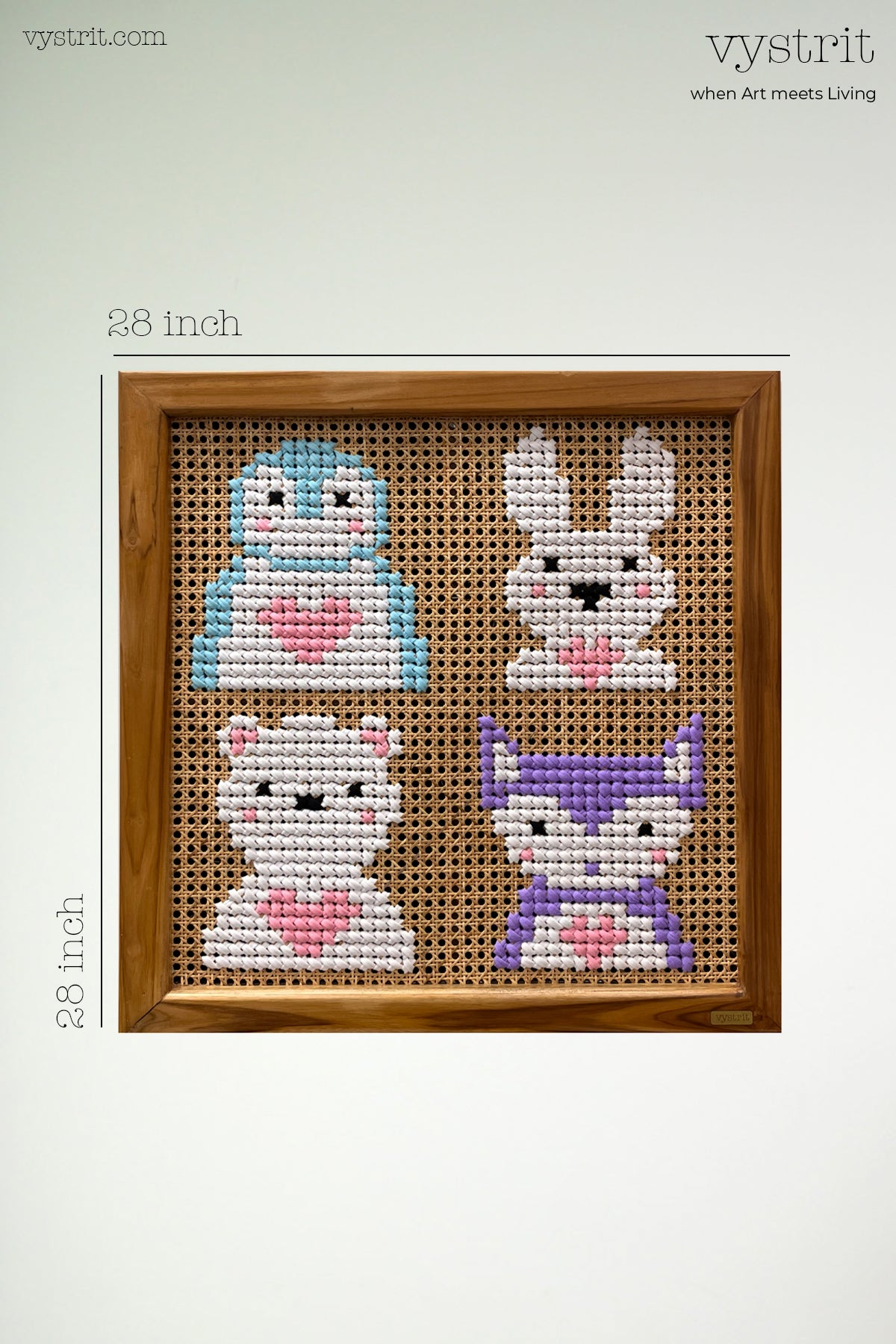 Kids Collection - Pastel Friends 28inches x 28inches