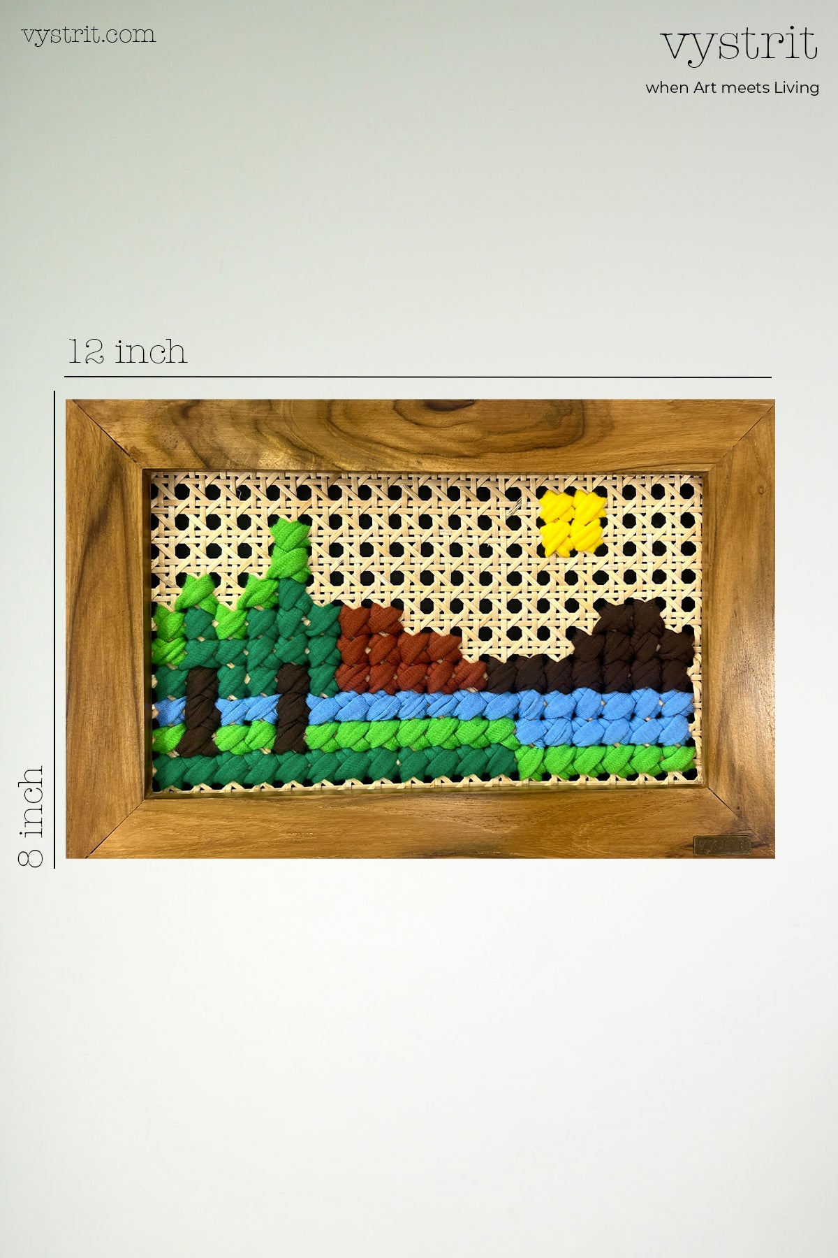 A Mountainous Landscape - 12 inch x 8 inch