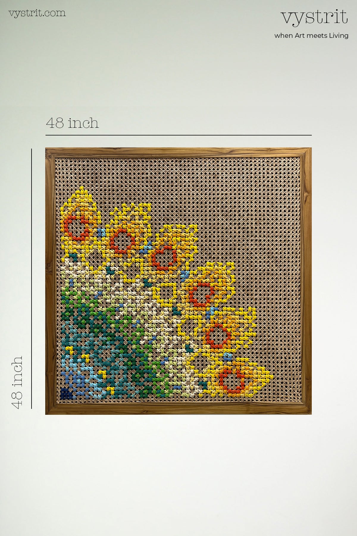 Warmth of the Mandala - 4ft x 4ft