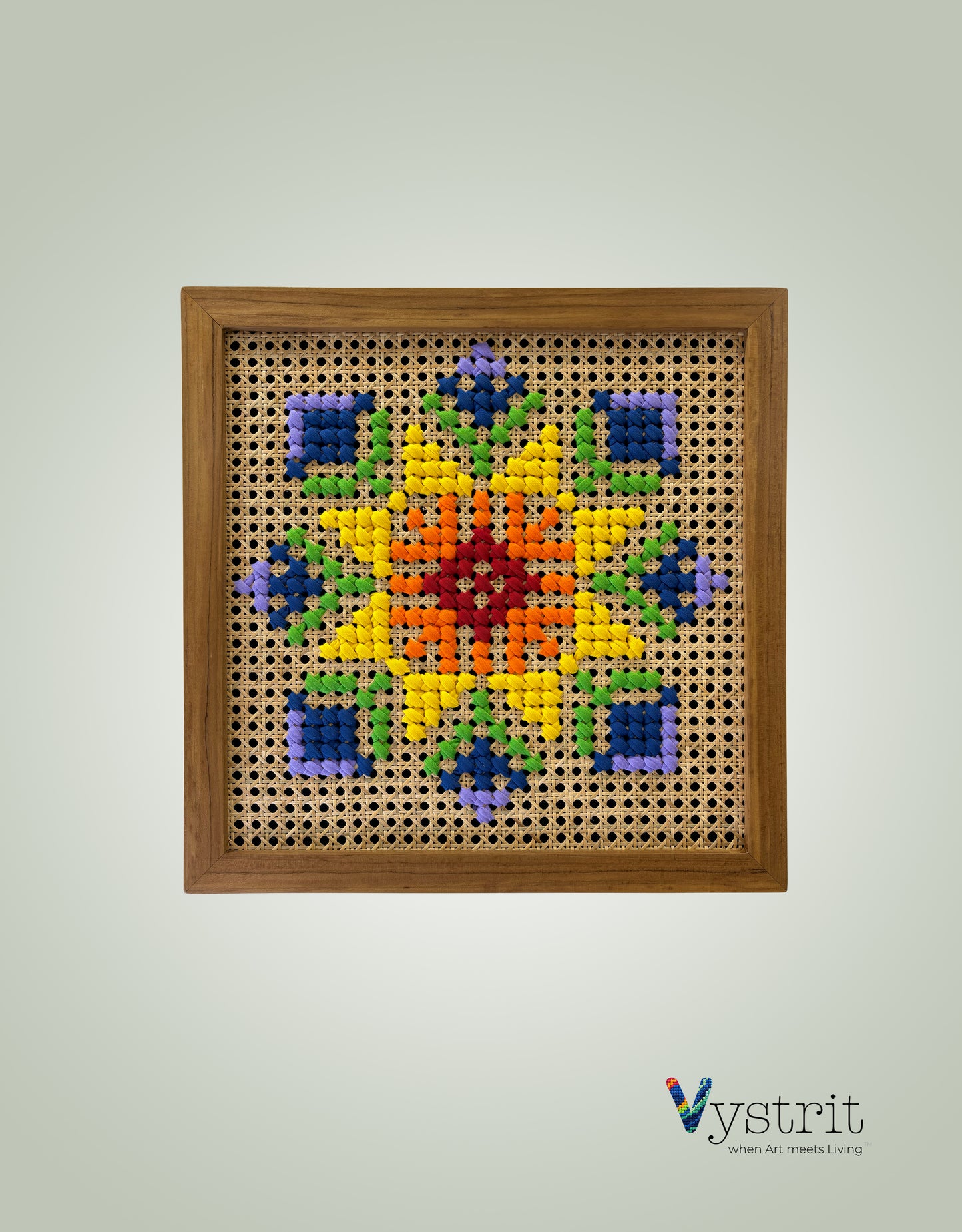 Colorful Mandala - 18 inch x 18 inch