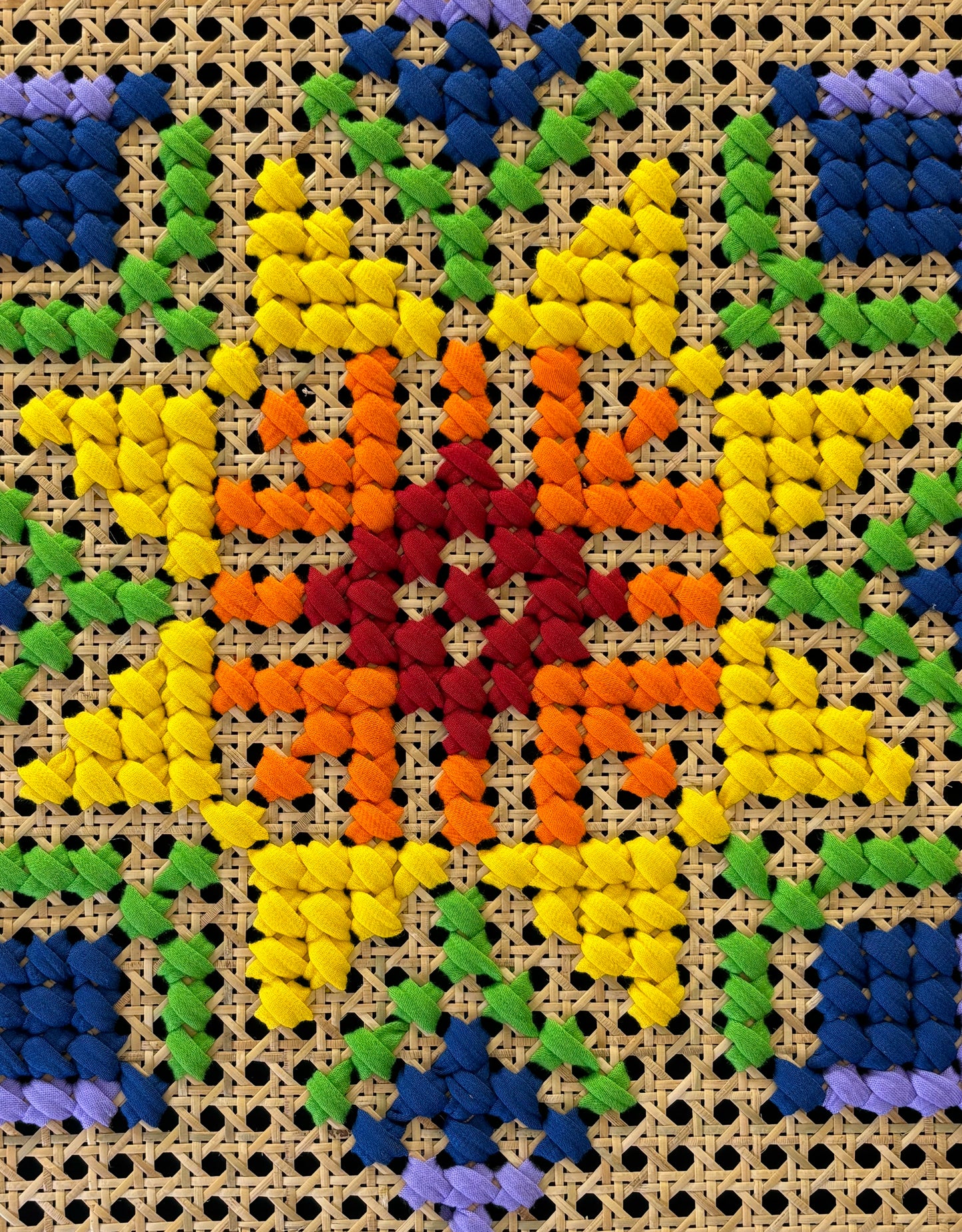 Colorful Mandala - 18 inch x 18 inch