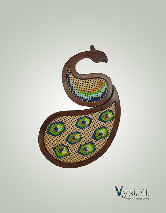 Reimagined Eclectic Plumes - Set of 2 (head, body) - Peacock Custom Shape (medium size)