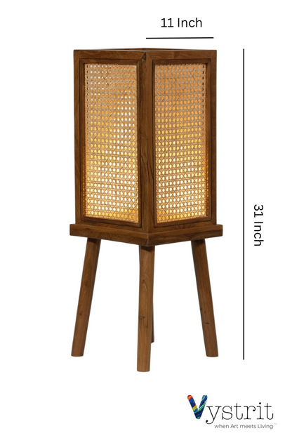 Teakwood Floor Lamp