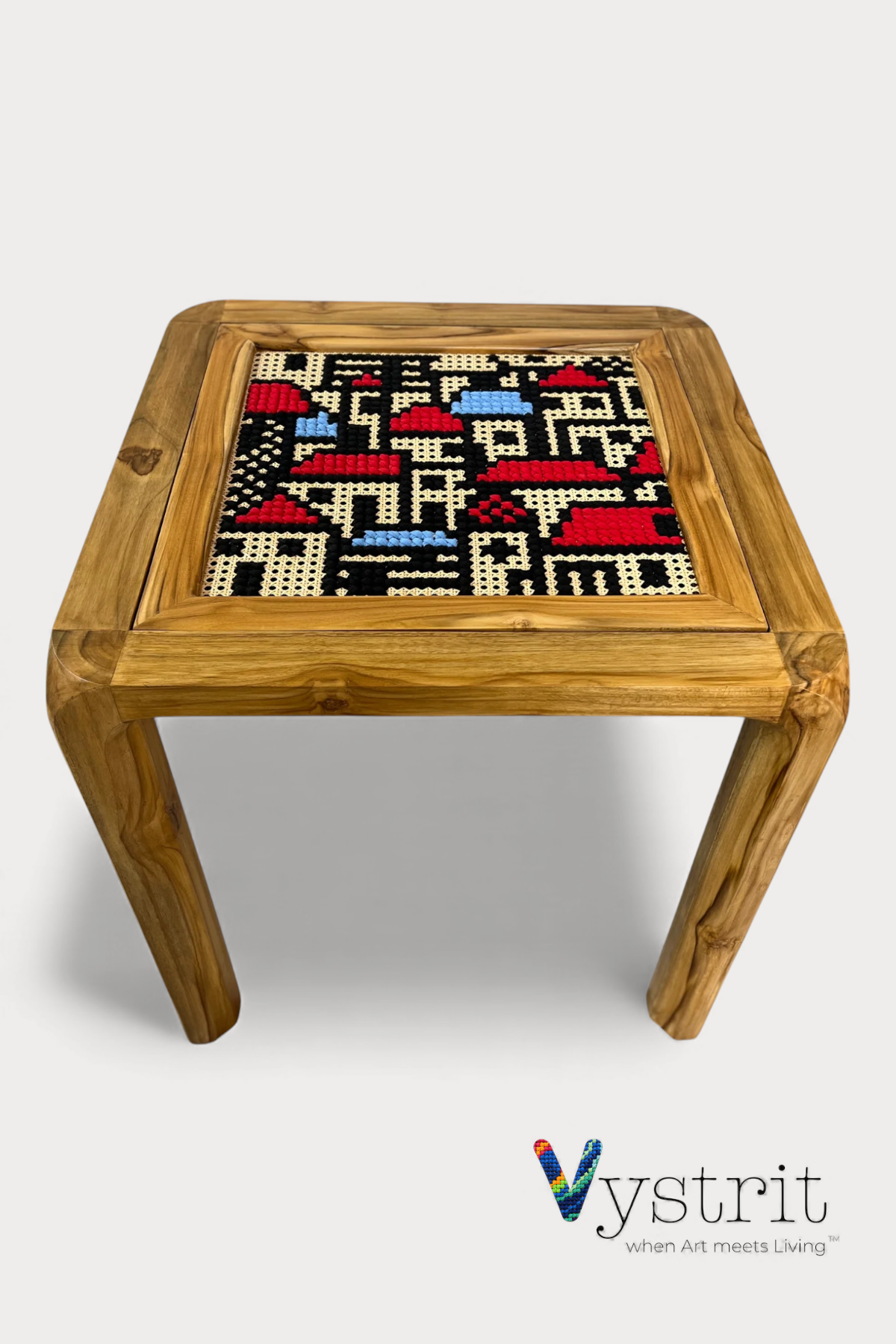 2 seater Dining / Coffee Table with Replaceable Art 30 inch x30 inch