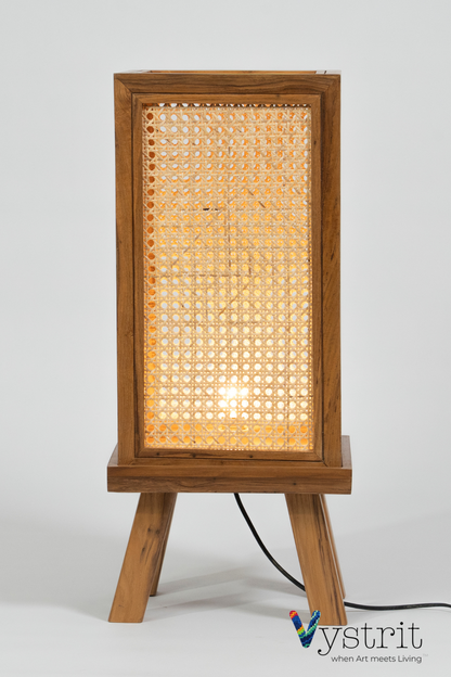 Teakwood Floor Lamp - Natural Teak