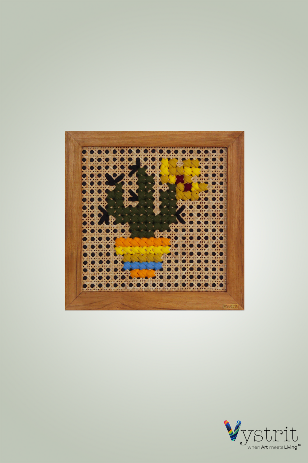 Cactus Art - 12 inch x 12 inch – Vystrit Designs