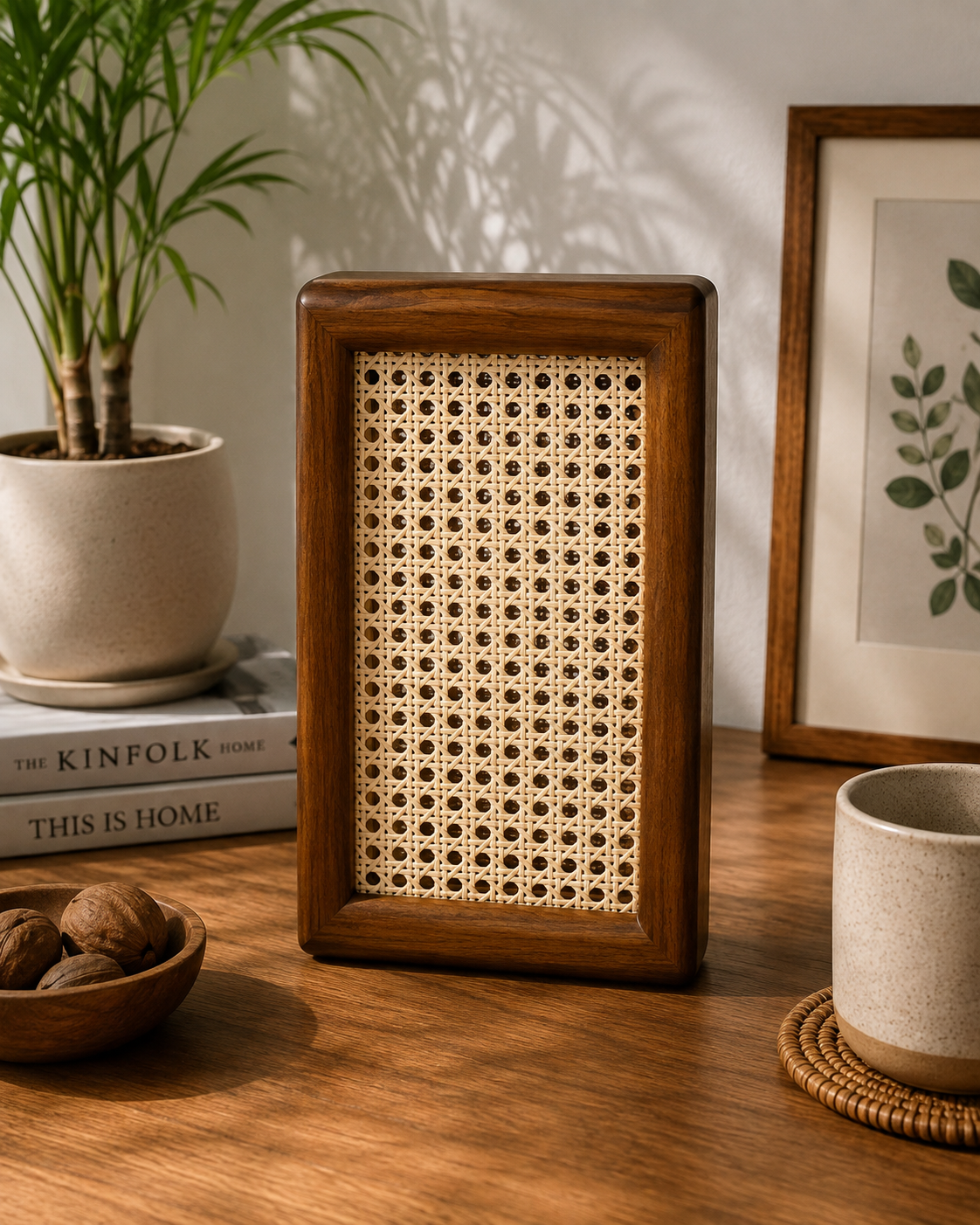 Echo Weave — Blue Diamonds (Large)