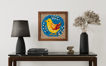 Sunrise Songbird - 18 x 18 inches