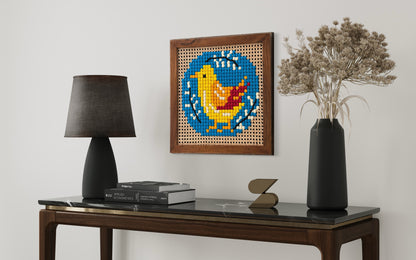 Sunrise Songbird - 18 x 18 inches