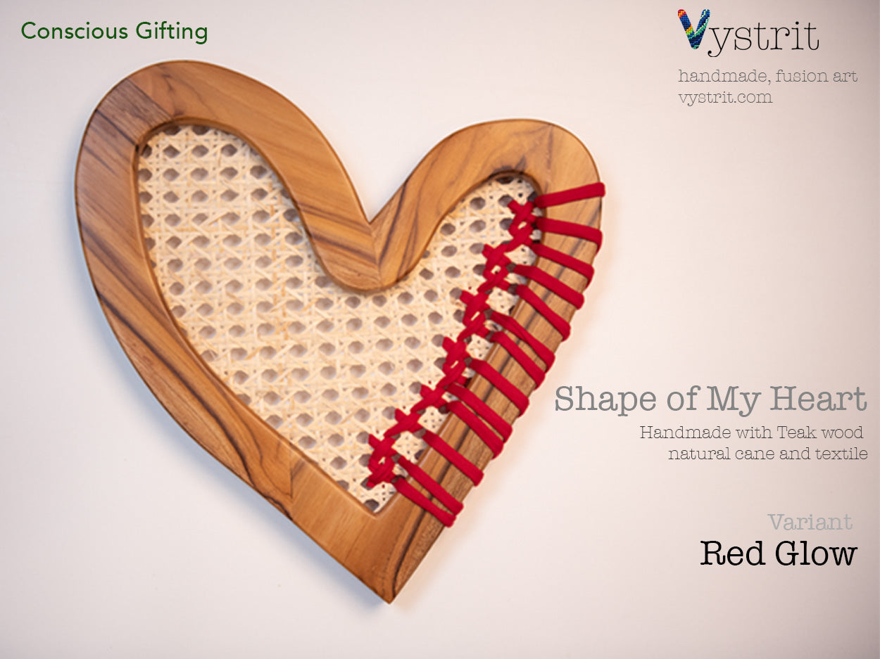 Shape of my Heart - custom wood art, unique gift