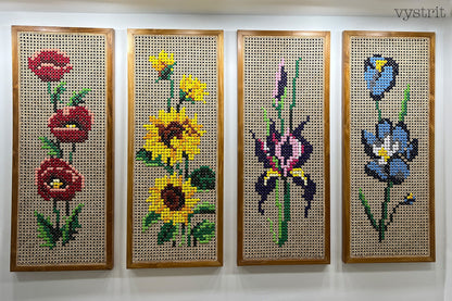 Floral Art (flowers) - 5ft x 2ft each