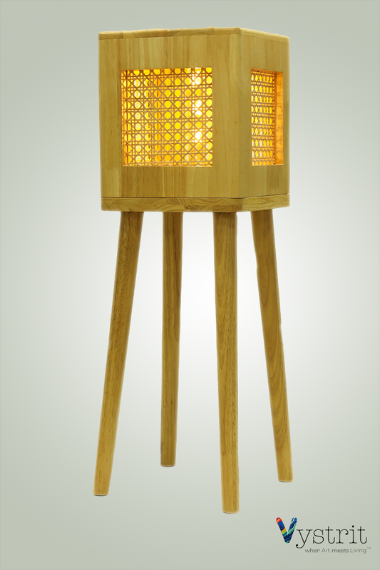 Solid Wood Floor Lamp