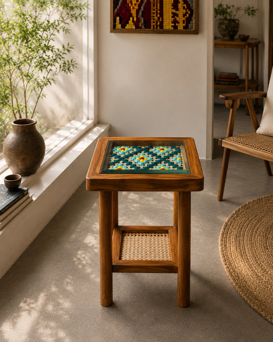 Art Side Table - Blue Diamond's