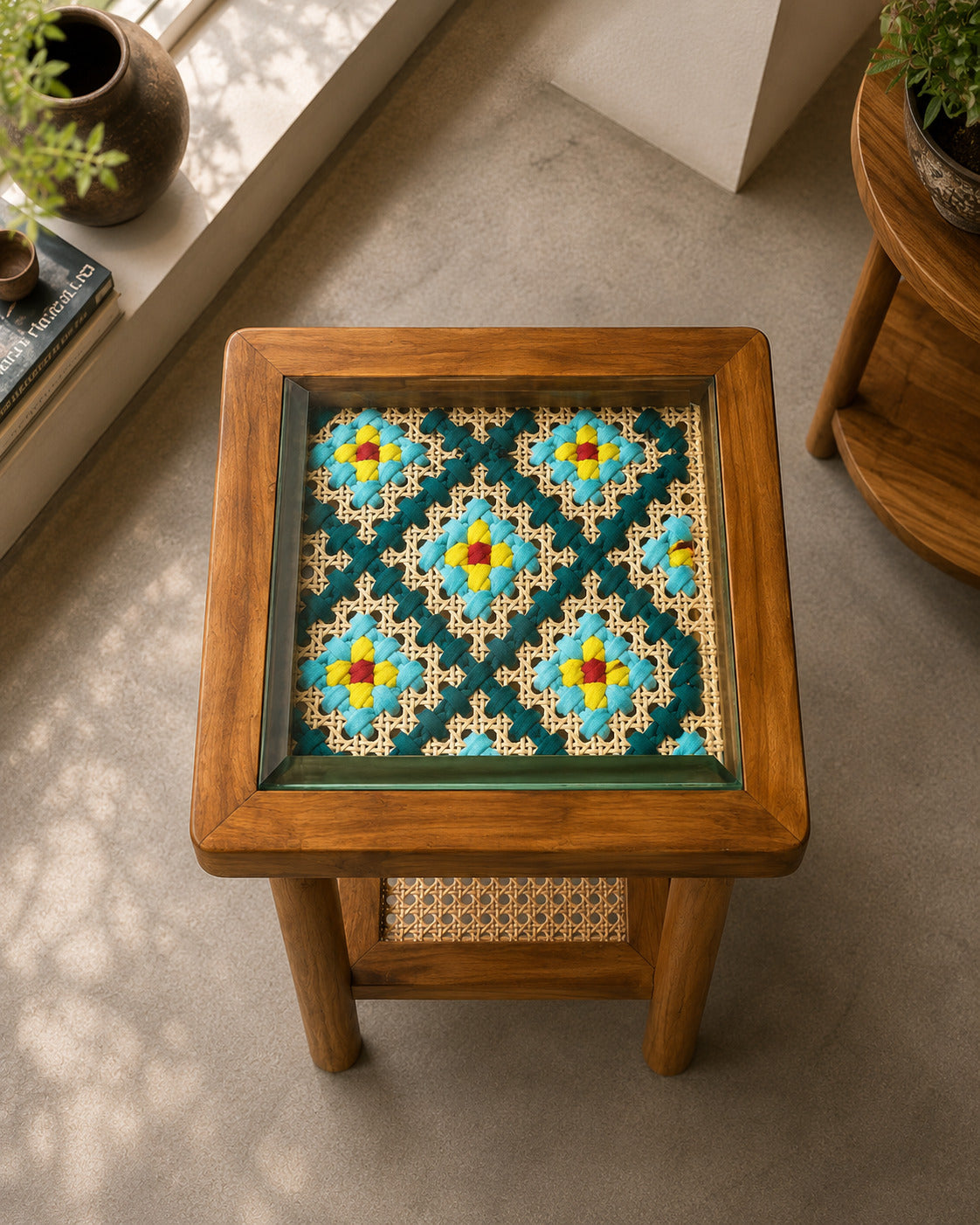 Art Side Table - Blue Diamond's