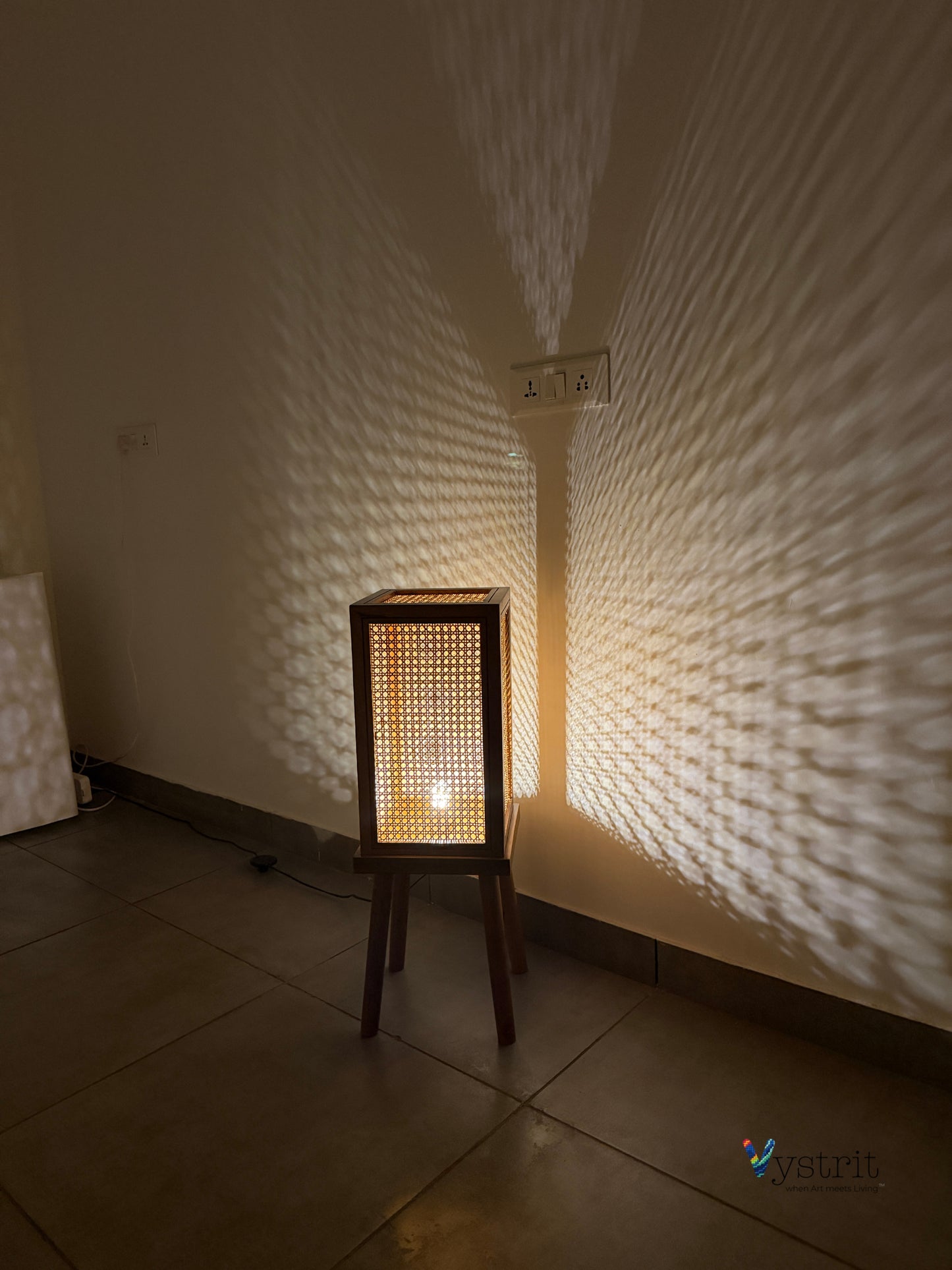 Teakwood Floor Lamp
