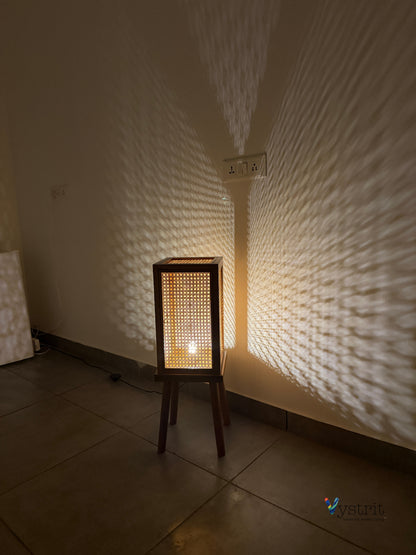Teakwood Floor Lamp