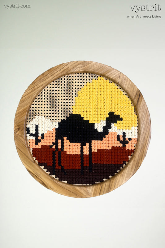 A Desert Silhouette - 2ft diameter