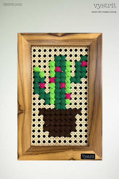 Bloomed Cactus - Art 8 inch x 12 inch