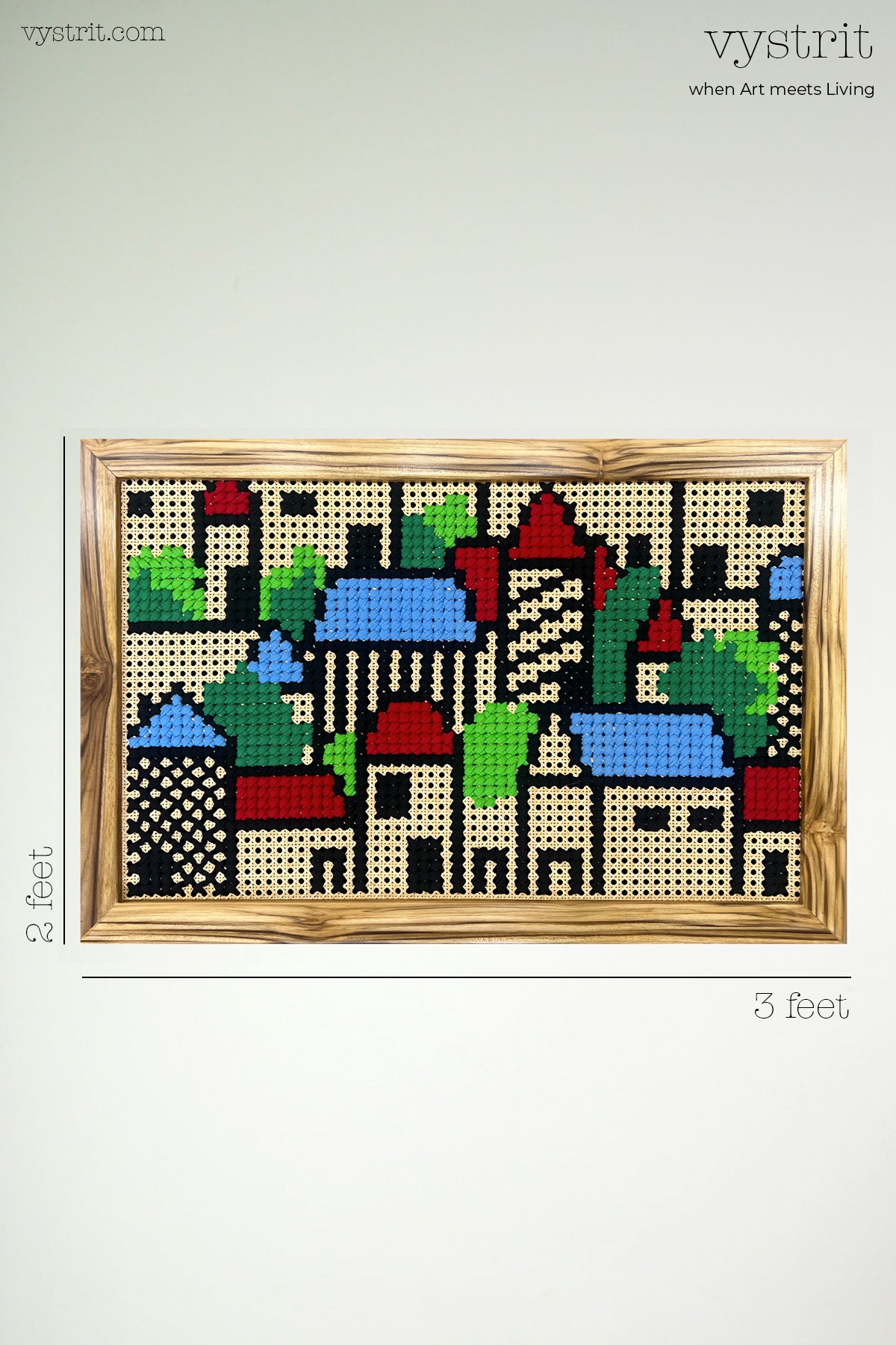 Abstract Townscape - 2ftx3ft