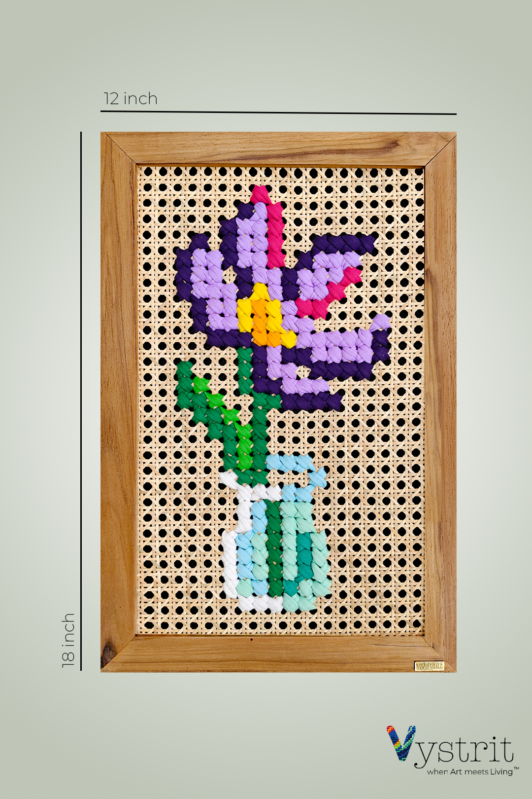 Nature Series - Flower in a vase - Art 12 inch x 18 inch