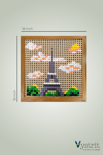 Landscape Series - Eiffel Tower - Art 18 inch x 18 inch