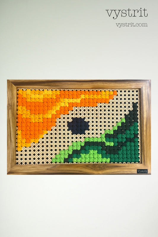 India Series - Indian Flag - Art 18 inch x 12 inch