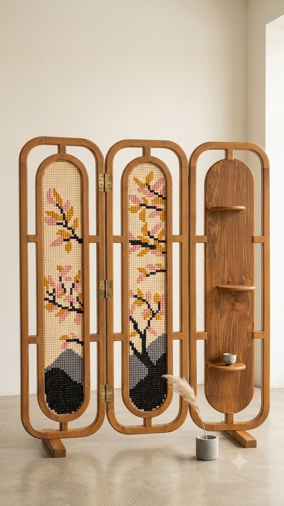 Blossom Fold Room Divider