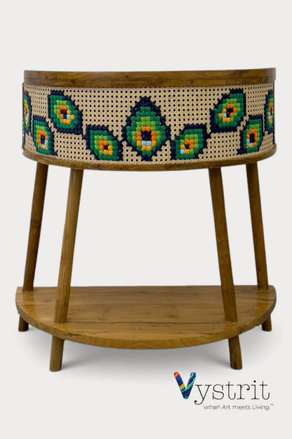 Console Table, Mirror with Doors, Combination - Majestic Peacock